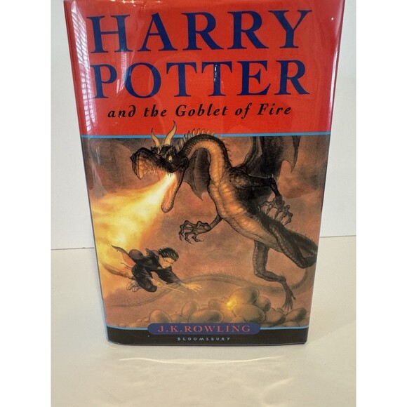 Bloomsbury Other - Harry Potter Goblet of Fire J.K. Rowling Hardcover 1st Edition Glasgow with erro